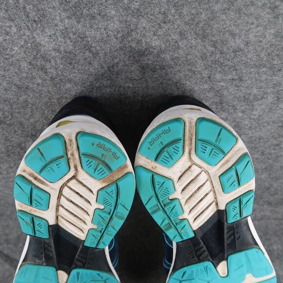 Asics Shoes Mens 12 Athletic Trainer Gel Kayano 27 Running Sneaker Comfort Blue - Picture 14 of 15